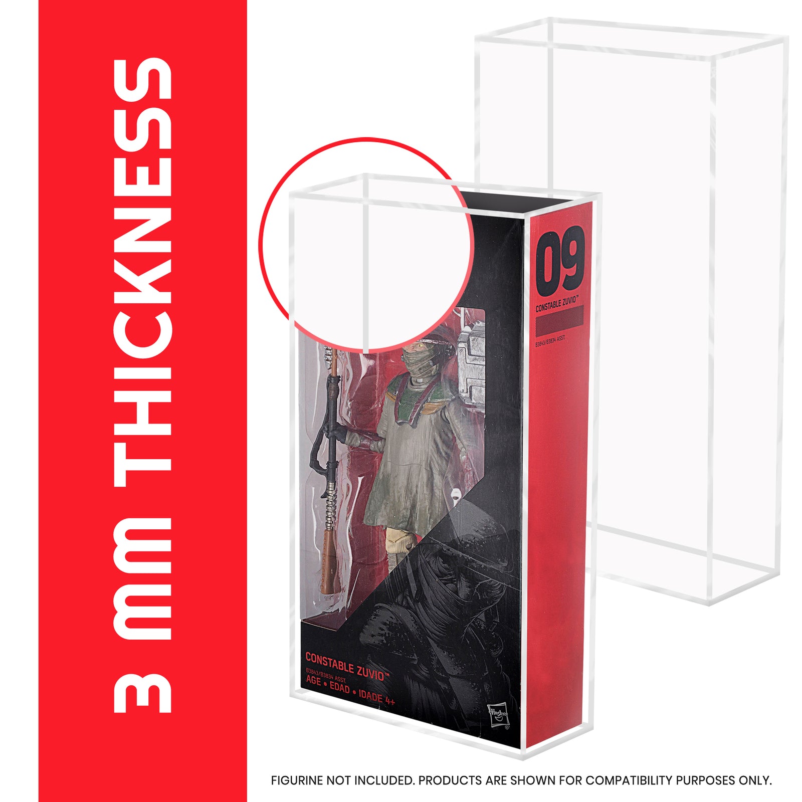 Action Figure Acrylic Case for 6