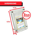 Pokemon SLab PSA Graded Card Stand Acrylic Protector 3.0MM PK of 1 - EVORETRO Canada