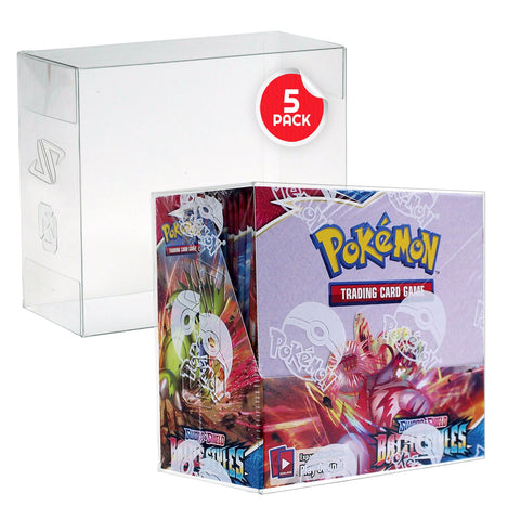 Pokemon Booster Large Box Jason Paige Edition PET Protector 0.50MM - EVORETRO Canada