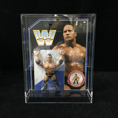 WWE Retro Galoob Carded Figures Clear Acrylic Display Case