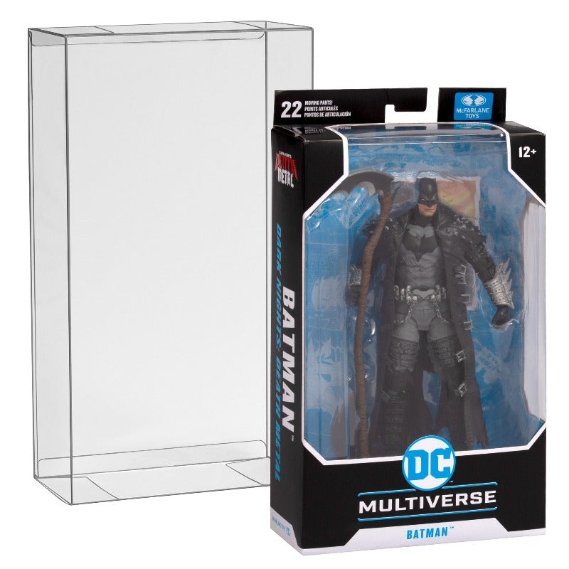 DC Multiverse McFarlane Regular (Batman Beyond - Black Box) & Mirrorverse (Box) - PET Protector 0.40MM - Pack of 10 - EVORETRO Canada