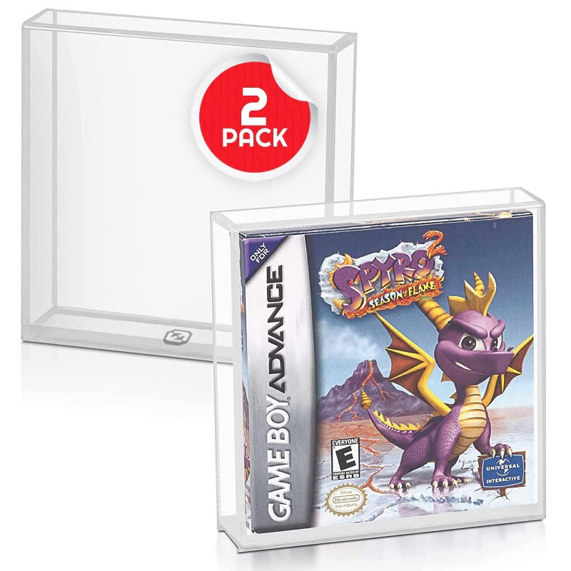 Acrylic Video Game Box Protector Designed for (GB/GBA) Game Box - 2 Pa ...