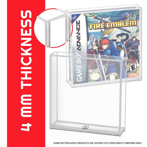 Acrylic Video Game Box Protector Designed for (GB/GBA) Game Box - 2 Pa ...