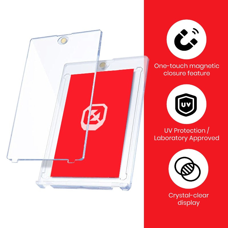 One Touch Card Protector One Touch Magnetic Card Holder 35PT for Trading and Gaming Cards ...