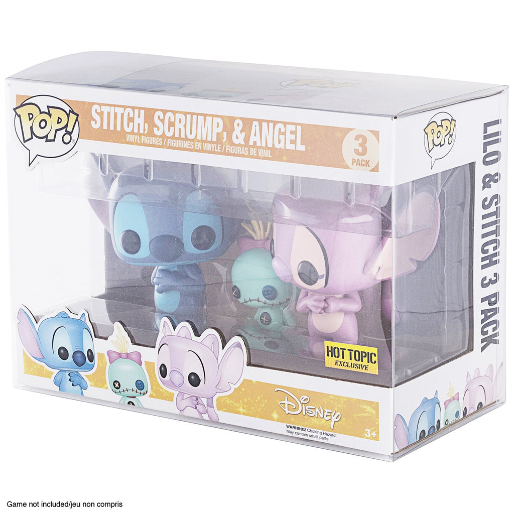 Funko Pop Triple box protector – clear PET display case for three Funko Pop figures – EVORETRO