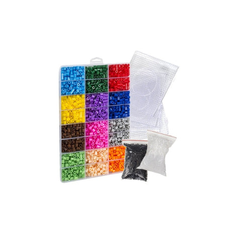 Pixel Art Fuse Bead Kit - Compatible with Perler - 6800 Beads | EVORETRO