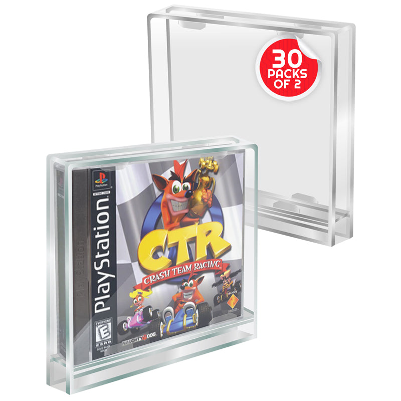 Video Game Acrylic Case for PlayStation Single-CD