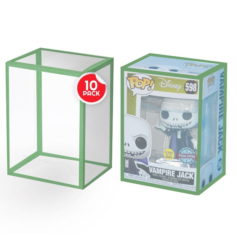 4-inch Funko Pop glow-in-the-dark PET protector – 0.40mm collectible display case – EVORETRO