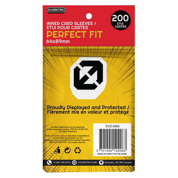 Perfect Fit Sleeves Inner Card Protector | EVORETRO EVORETRO Canada Perfect Fit Sleeves Inner Card Protector | EVORETRO EVORETRO Canada
